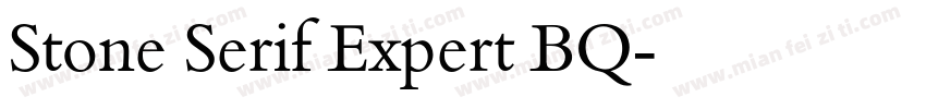 Stone Serif Expert BQ字体转换